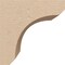 Ekena Millwork 6"W x 6"D x 6"H Wide Legacy Rough Cedar Woodgrain TimberThane Corbel, Primed Tan CORUR06X06X06LGYRCPR - alternate 4